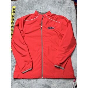 Champion Jacket Ole Miss Rebels Men's XL Red Casual Golf Outdoor Preppy